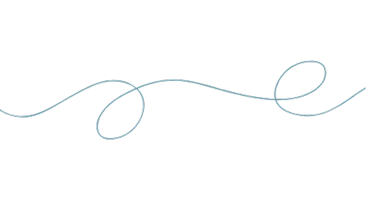 Decorative squiggle