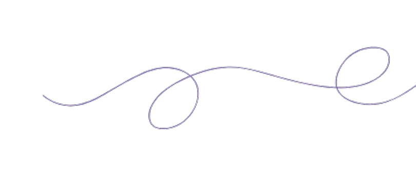 Decorative squiggle