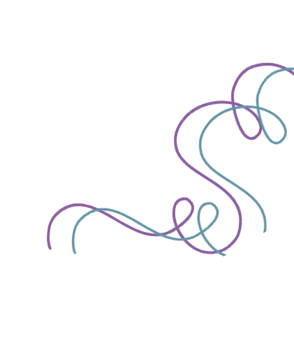 Decorative squiggle